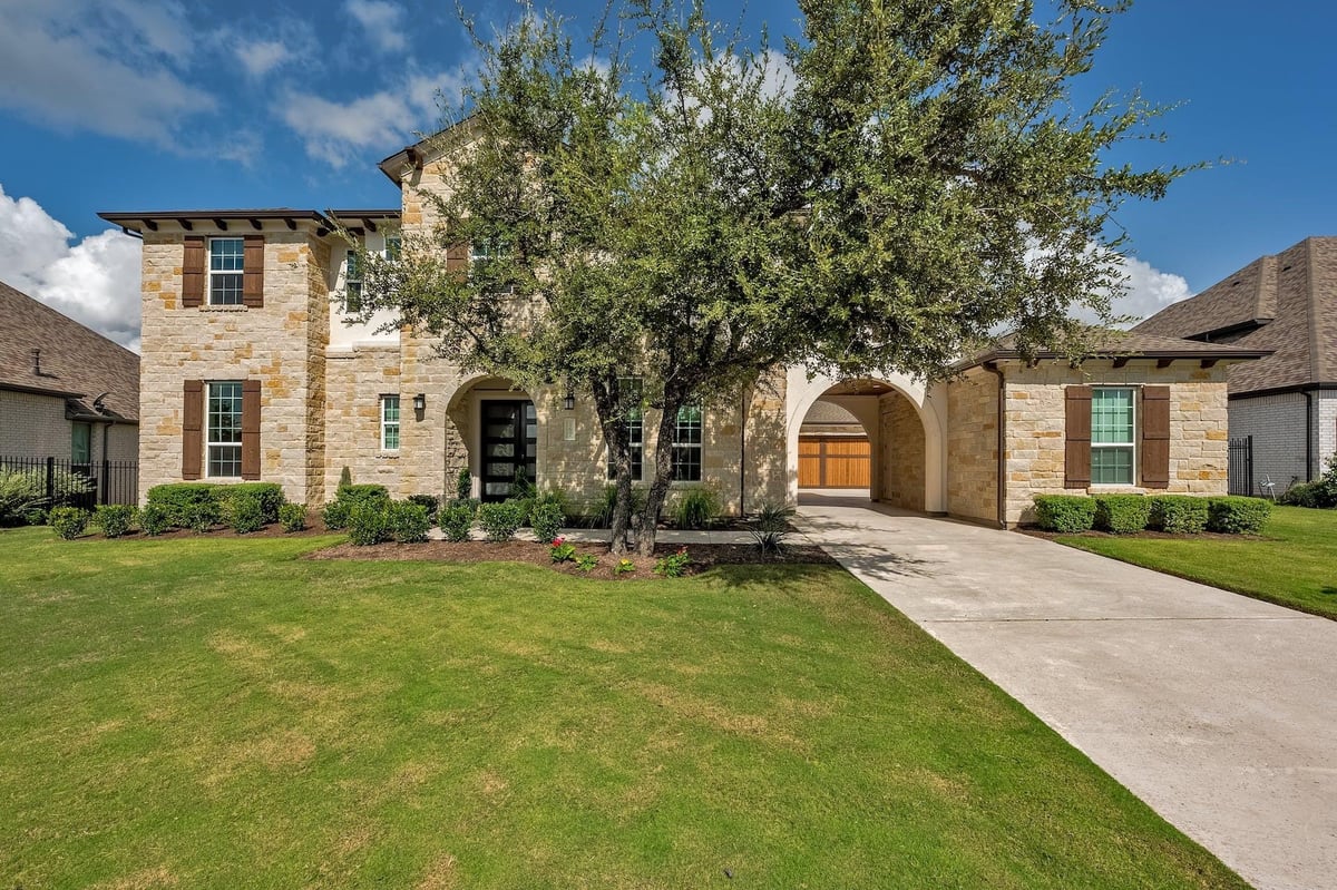 View 167 Greenlawn Cv in Parten Ranch Ph 2 167 Greenlawn Cv - front exterior - Luxury home in Parten Ranch Ph 2, Austin, TX