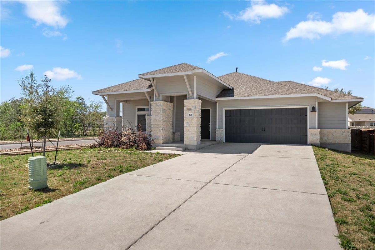 View 167 Jeffers in Plum Creek 167 Jeffers - front exterior - Luxury home in Plum Creek, Kyle, TX