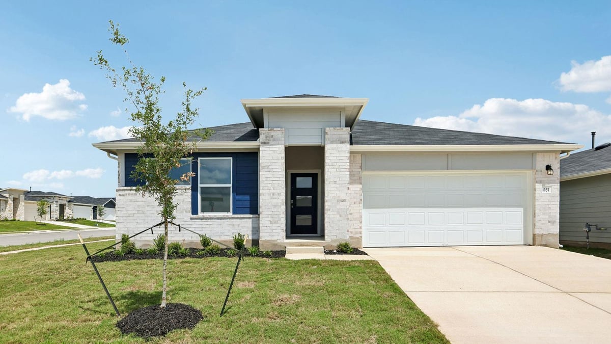 View 167 Mountain Pea RD in SOUTHGROVE 167 Mountain Pea RD - front exterior - Luxury home in SOUTHGROVE, Kyle, TX