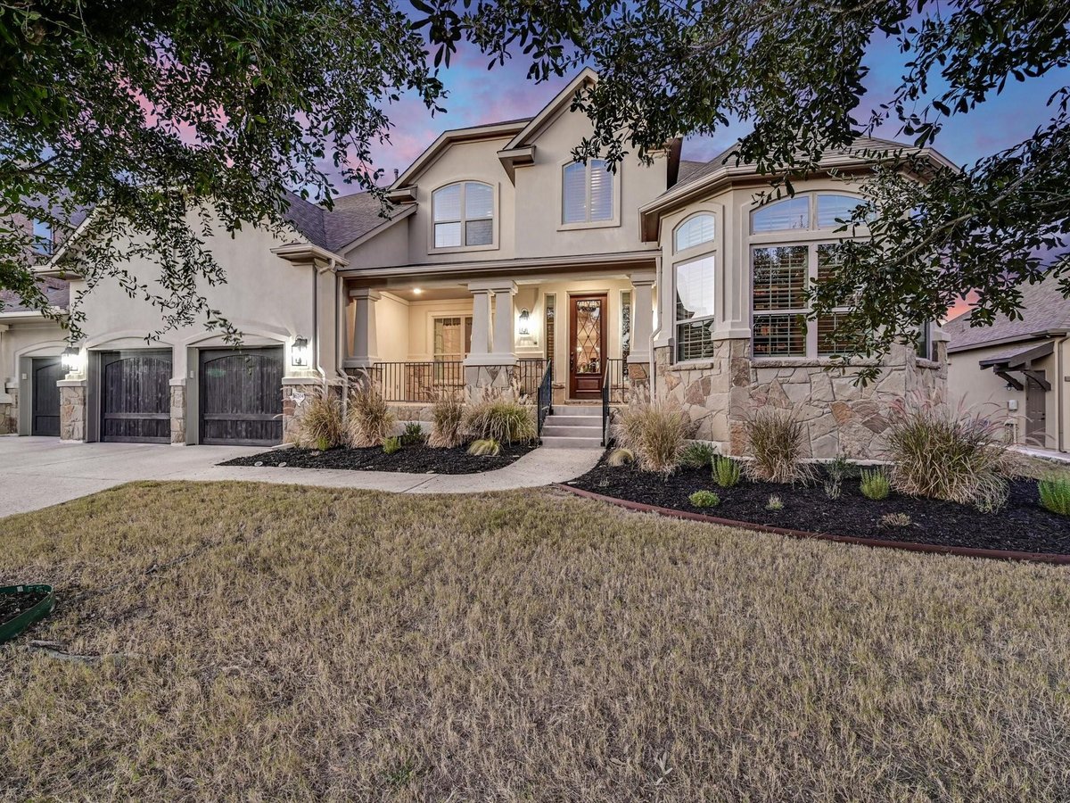 View 16704 Poppy Mallow DR in Rocky Creek Ranch Sec 2 16704 Poppy Mallow DR - front exterior - Luxury home in Rocky Creek Ranch Sec 2, Austin, TX