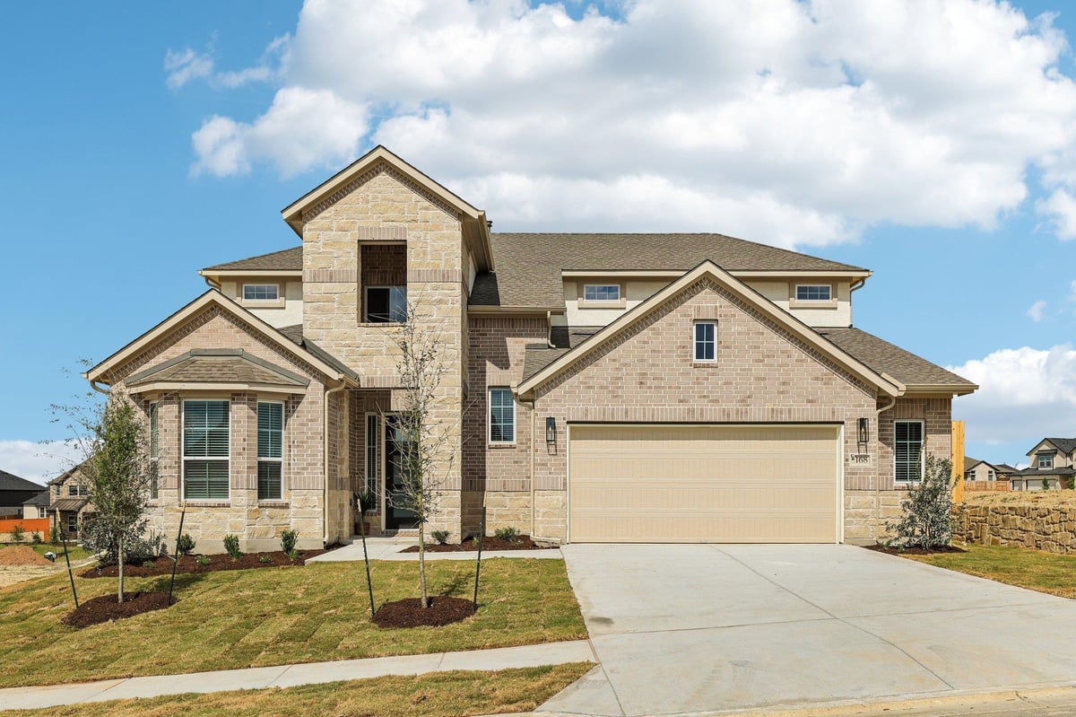 View 168 Kapok St in Sunfield 168 Kapok St - front exterior - Luxury home in Sunfield, Buda, TX