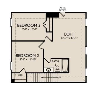 Living area at 168 Ranier Way - 3 bed 2 bath home