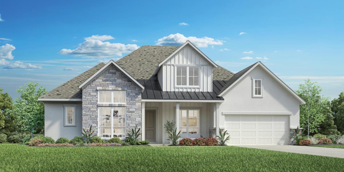 View 168 Rockport DR in Clara Vista at Waterridge - Brook Collection 168 Rockport DR - front exterior - Luxury home in Clara Vista at Waterridge - Brook Collection, Kyle, TX