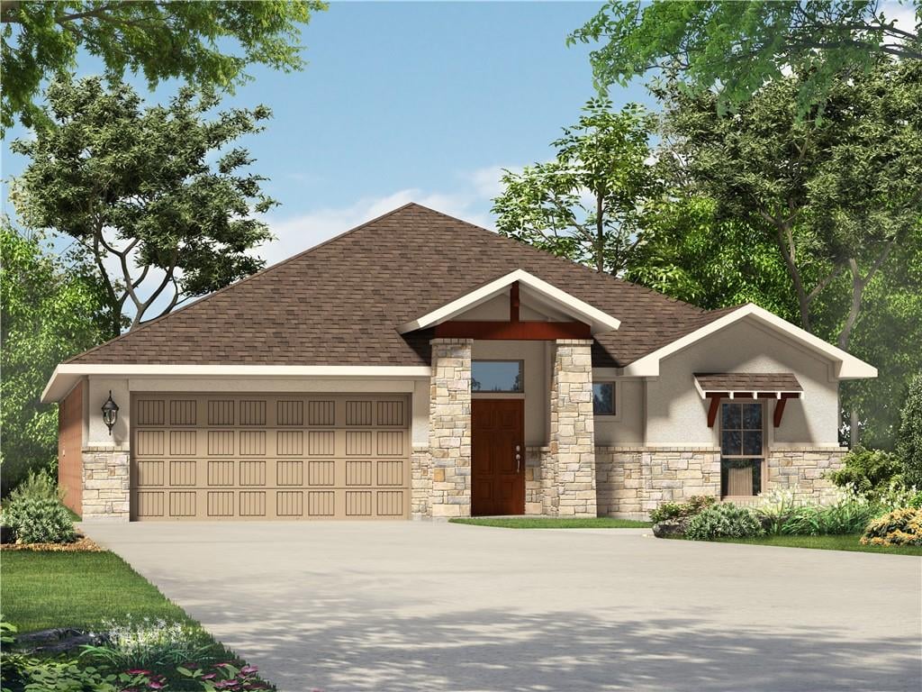 View 16808 Morelle Dr in Provence 16808 Morelle Dr - front exterior - Luxury home in Provence, Austin, TX