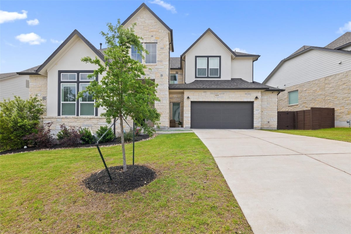 View 16813 Roselin Dr in Provence Ph 1 Sec 5A 16813 Roselin Dr - front exterior - Luxury home in Provence Ph 1 Sec 5A, Austin, TX