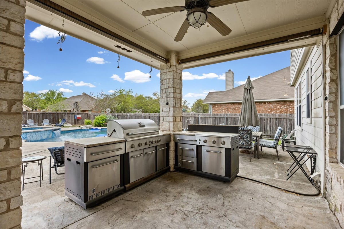 Kitchen at 16902 Brewer Blackbird Dr - 5 bed 2 bath home