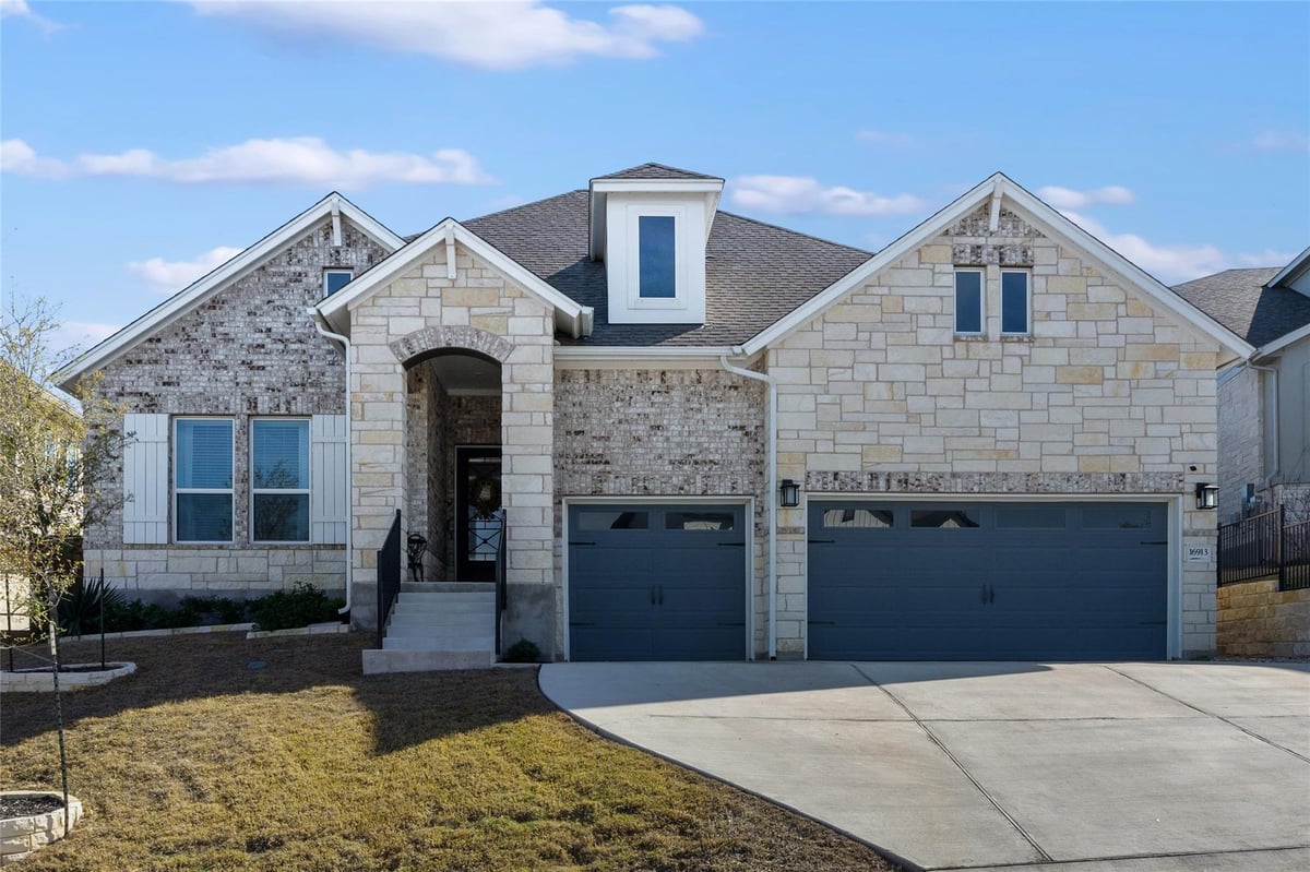 View 16913 Roselin Dr in Provence 16913 Roselin Dr - front exterior - Luxury home in Provence, Austin, TX