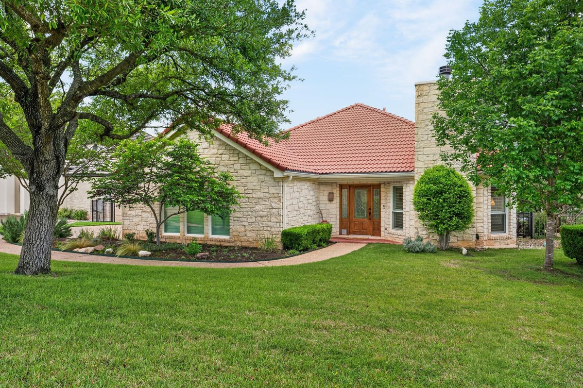 View 17 Stillmeadow Dr in Hills Lakeway Ph 01 17 Stillmeadow Dr - front exterior - Luxury home in Hills Lakeway Ph 01, The Hills, TX