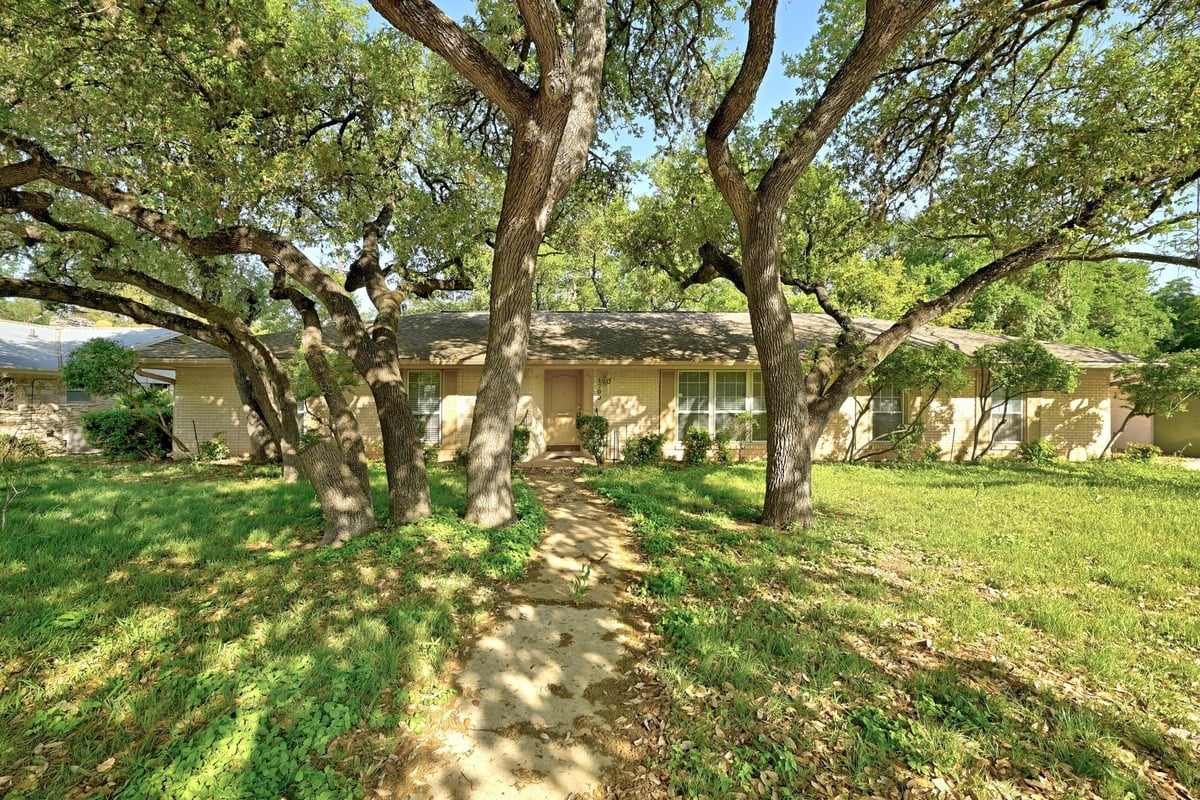 View 1700 Barton Hills Dr in Barton Terrace Sec 03 1700 Barton Hills Dr - front exterior - Luxury home in Barton Terrace Sec 03, Austin, TX