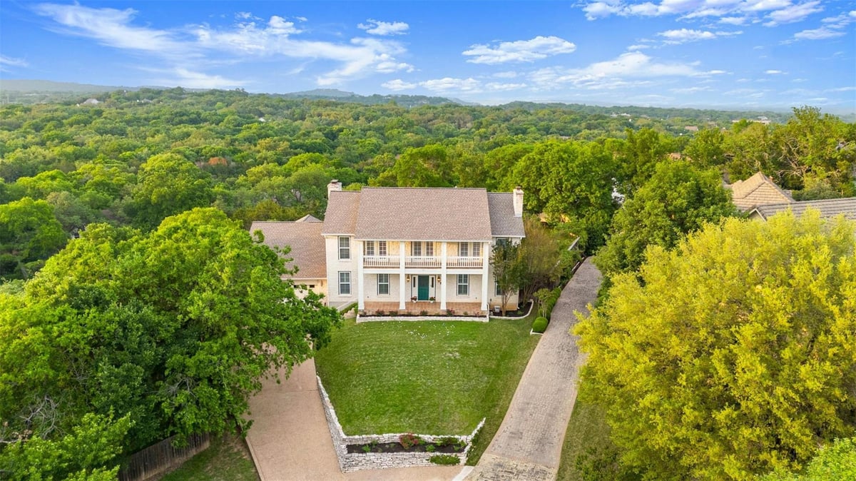 View 1700 Jackson Hole CV in Beecave Woods Sec 04 1700 Jackson Hole CV - front exterior - Luxury home in Beecave Woods Sec 04, Austin, TX