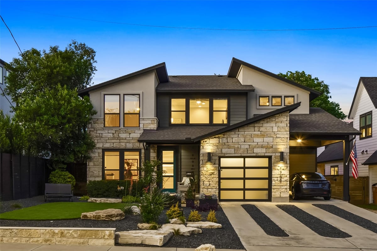View 1700 Nash Ave in Zilker 1700 Nash Ave - front exterior - Luxury home in Zilker, Austin, TX