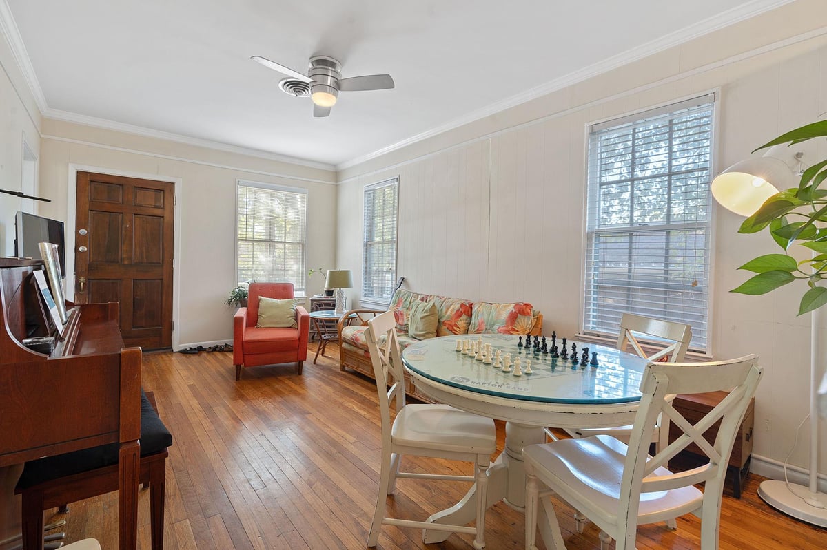 Living area at 1700 Northwood Rd - Brykerwoods C, Austin, TX