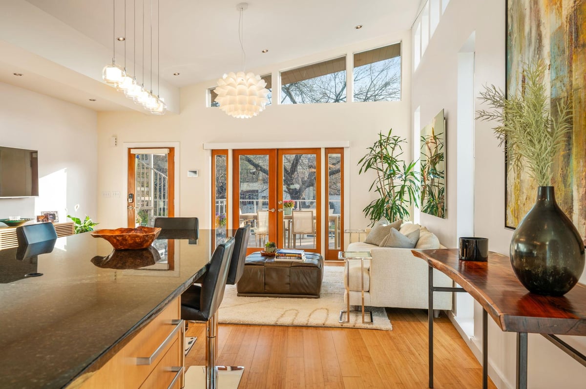 1700 Ravey St Unit #A - front exterior - Luxury home in Ravey Condo, Austin, TX
