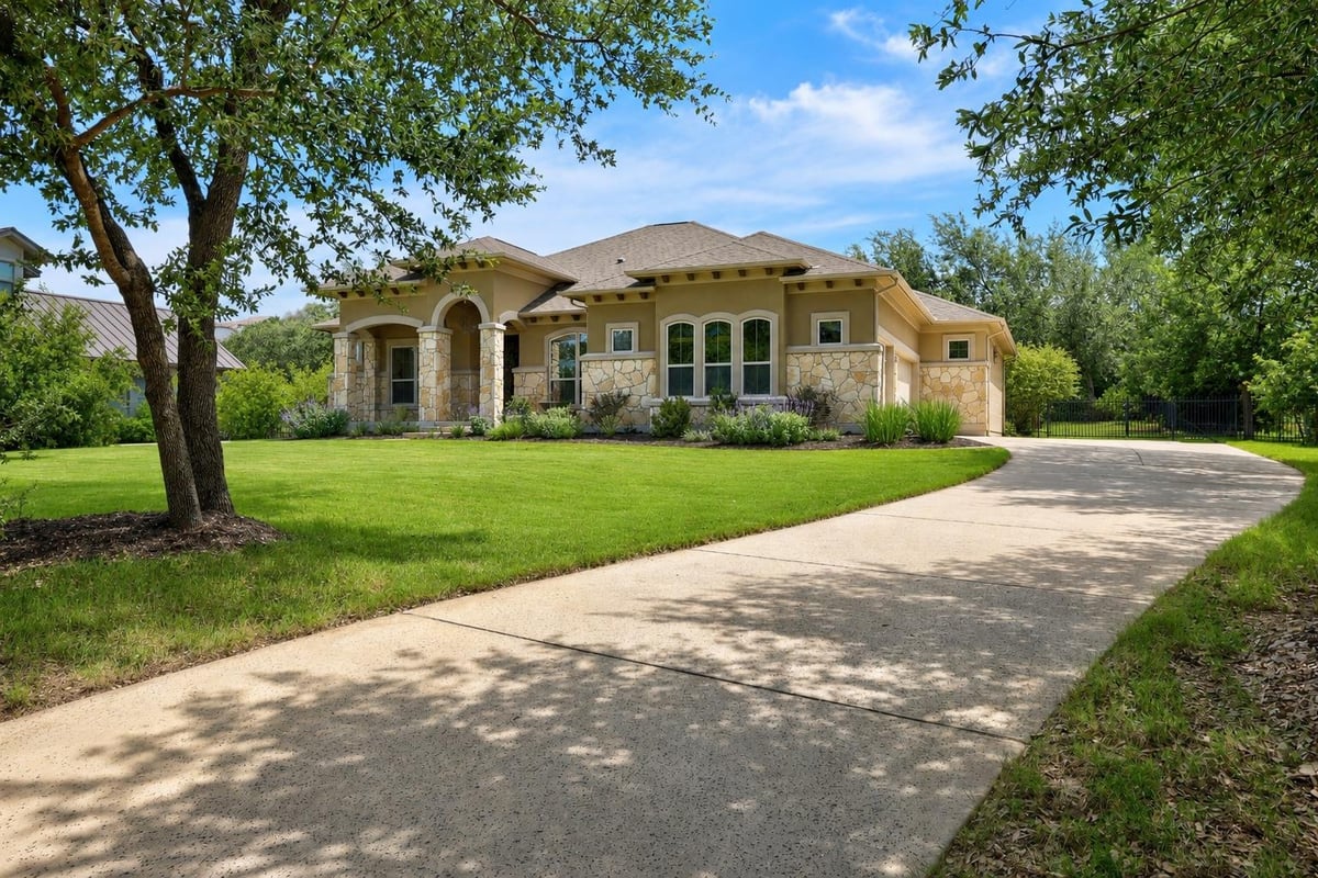 17001 Northlake Hills DR - front exterior - Luxury home in Northlake Hills Sec 05, Jonestown, TX
