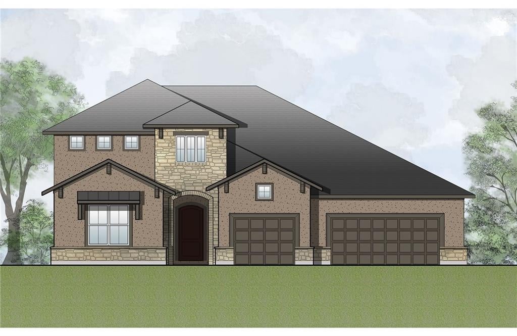 View 17004 Sanglier DR in Provence 17004 Sanglier DR - front exterior - Luxury home in Provence, Austin, TX