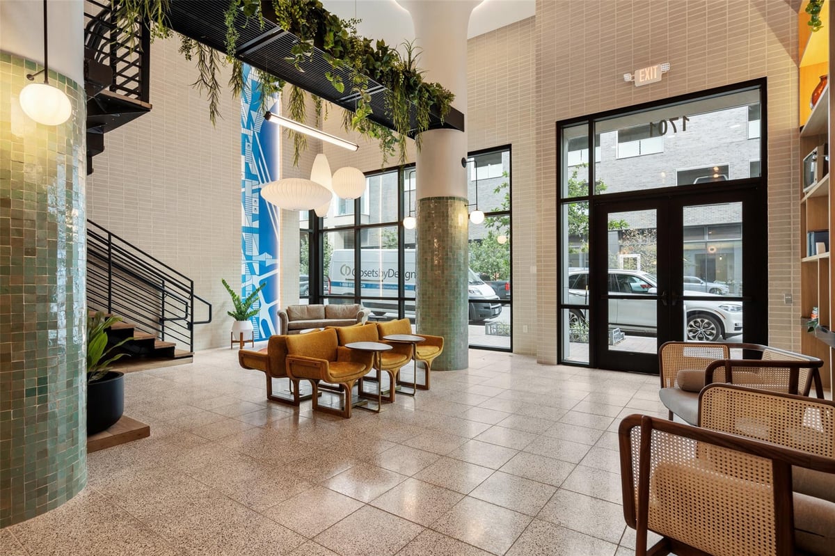 Kitchen at 1701 Simond Ave Unit #206 - 2 bed 2 bath home