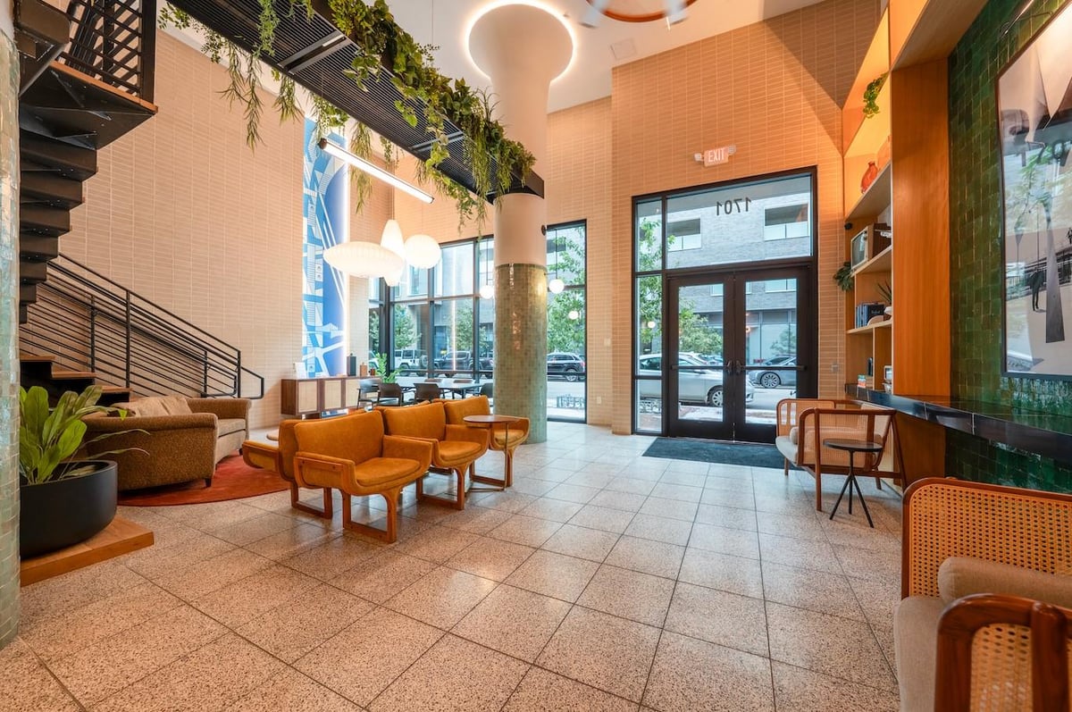 1701 Simond Ave Unit #212 - front exterior - Luxury home in Parkside/Mueller Condos, Austin, TX
