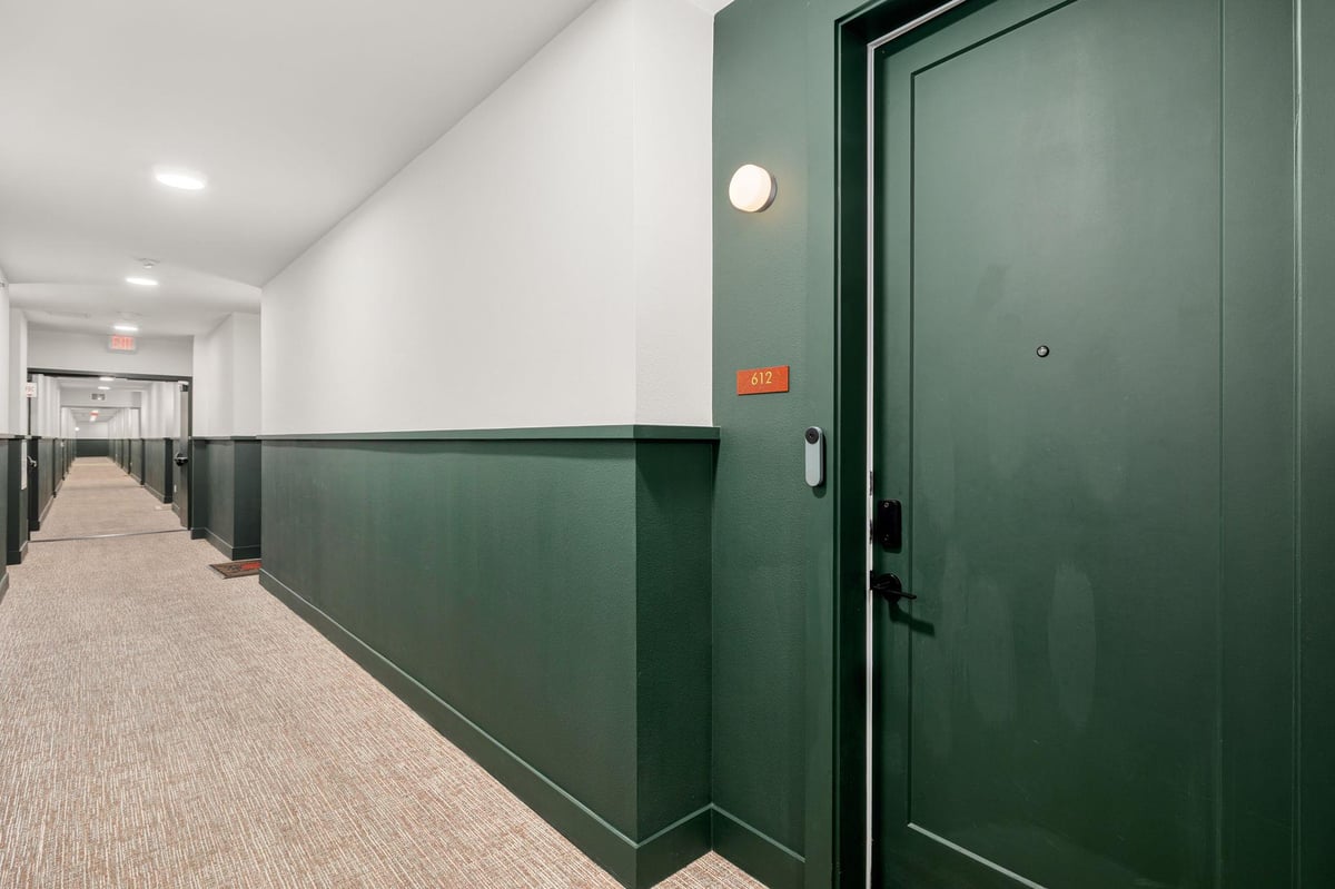 Kitchen at 1701 Simond Ave Unit #612 - 1 bed 1 bath home