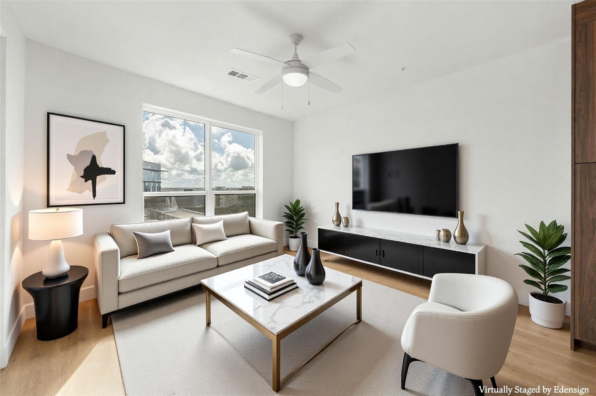 View 1701 Simond Ave Unit #644 in Parkside/Mueller Condos 1701 Simond Ave Unit #644 - front exterior - Luxury home in Parkside/Mueller Condos, Austin, TX