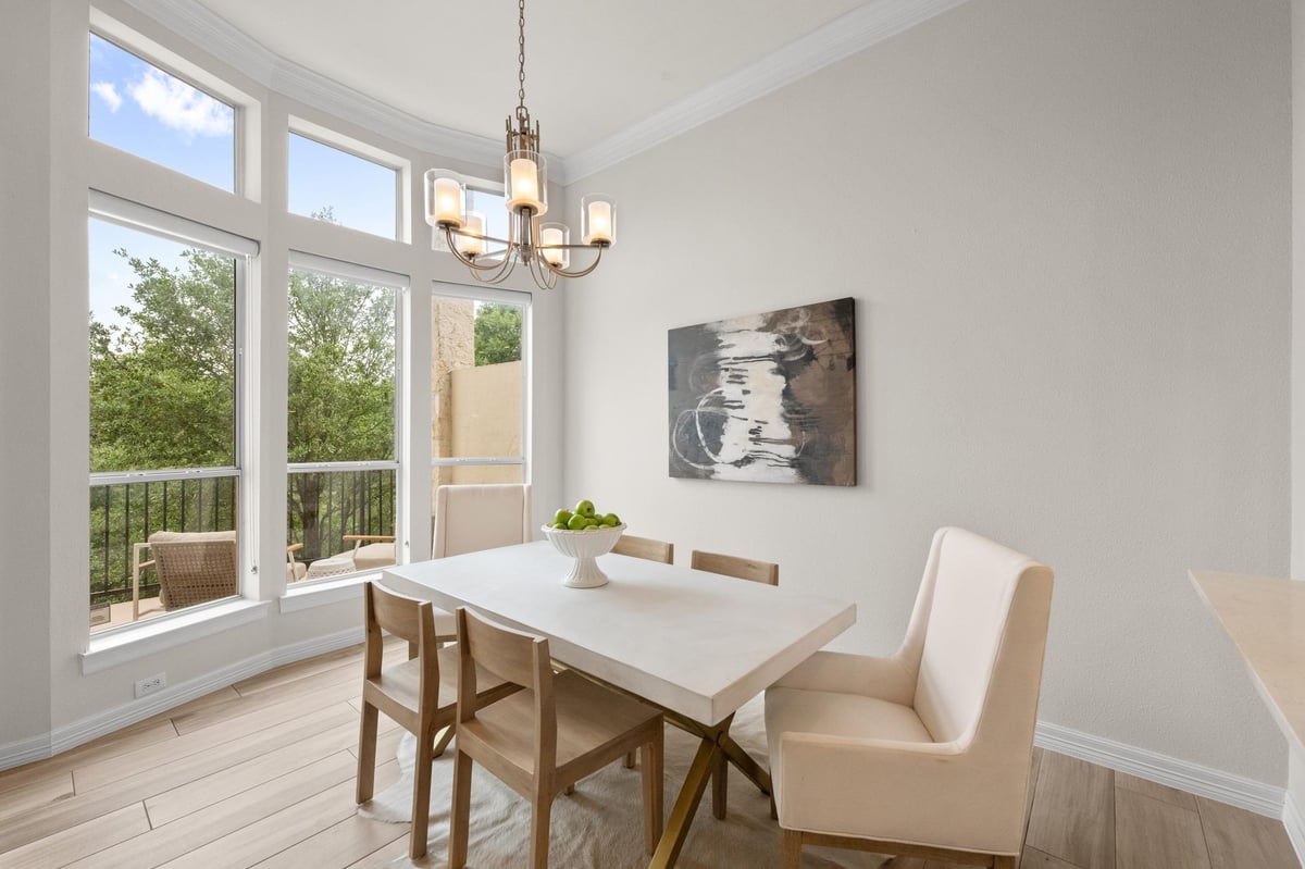 Primary bedroom at 1701 Spyglass Dr Unit #10 - 3 bed 2 bath home