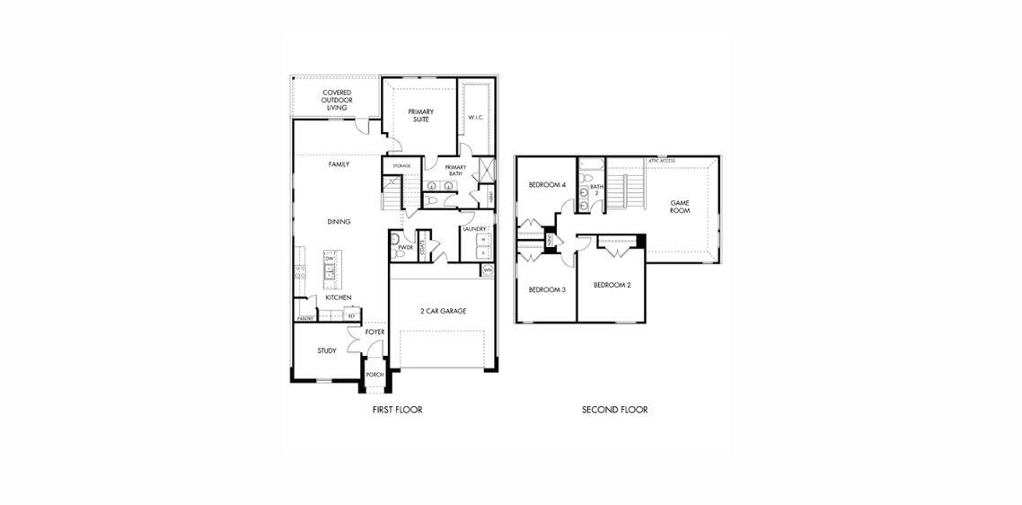 Primary bedroom at 17013 Lomond Way - 4 bed 2 bath home