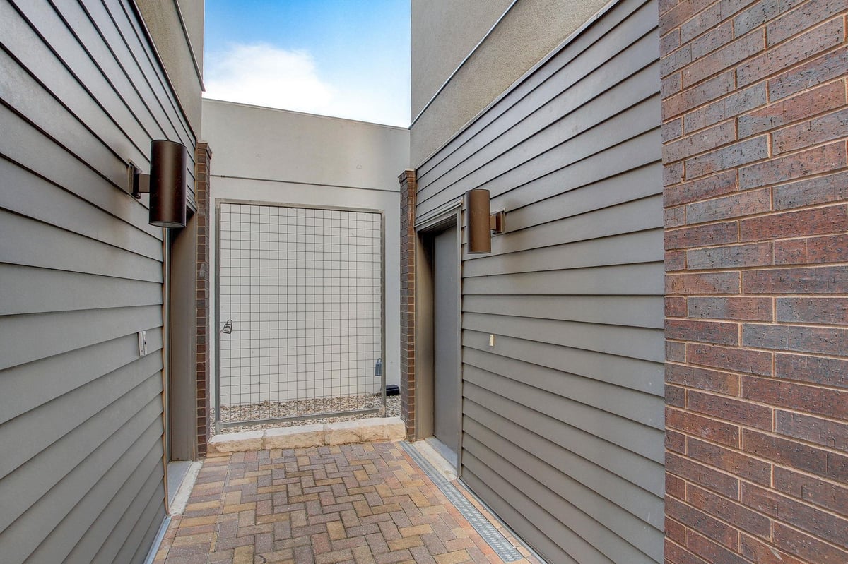 Primary bedroom at 1702 S Lamar Blvd Unit #11 - 2 bed 2 bath home
