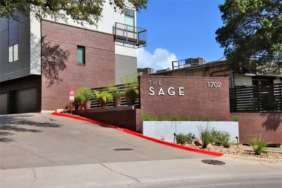 View 1702 S Lamar BLVD Unit #28 in Sage Condo 1702 S Lamar BLVD Unit #28 - front exterior - Luxury home in Sage Condo, Austin, TX