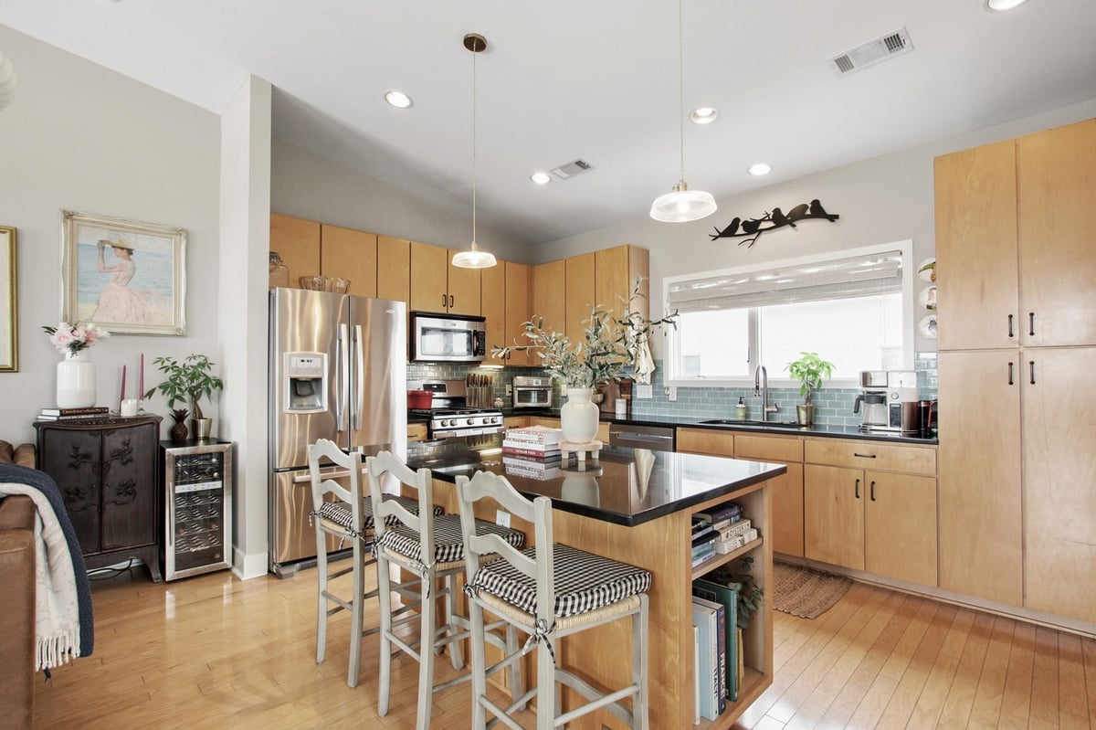 Kitchen at 1702 S Lamar Blvd Unit #3 - 2 bed 2 bath home