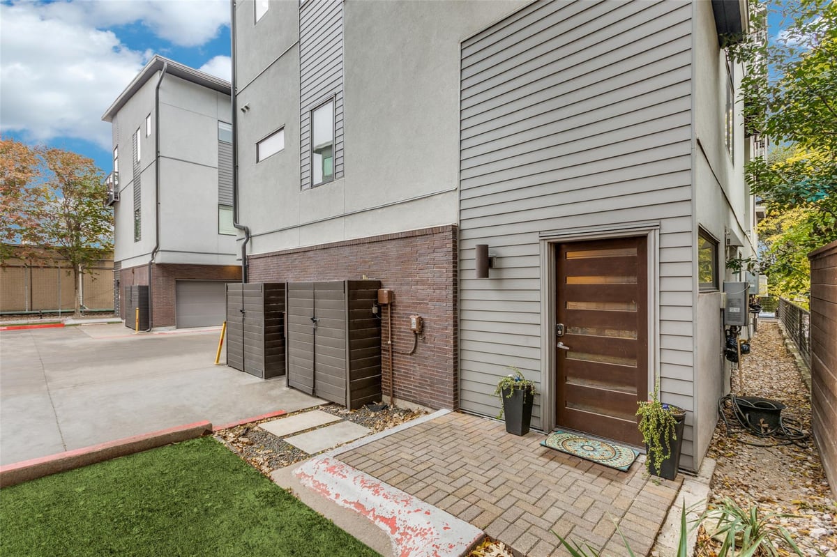 Primary bedroom at 1702 S Lamar Blvd Unit #30 - 2 bed 2 bath home