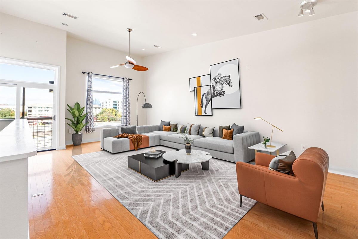 View 1702 S Lamar Blvd Unit #9 in Sage Condo 1702 S Lamar Blvd Unit #9 - front exterior - Luxury home in Sage Condo, Austin, TX