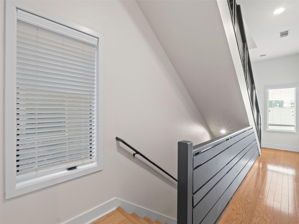Primary bedroom at 1702 S Lamar Blvd Unit #9 - 2 bed 2 bath home