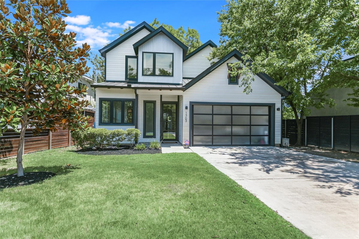 View 1703 Garner Ave in Barton Heights B 1703 Garner Ave - front exterior - Luxury home in Barton Heights B, Austin, TX