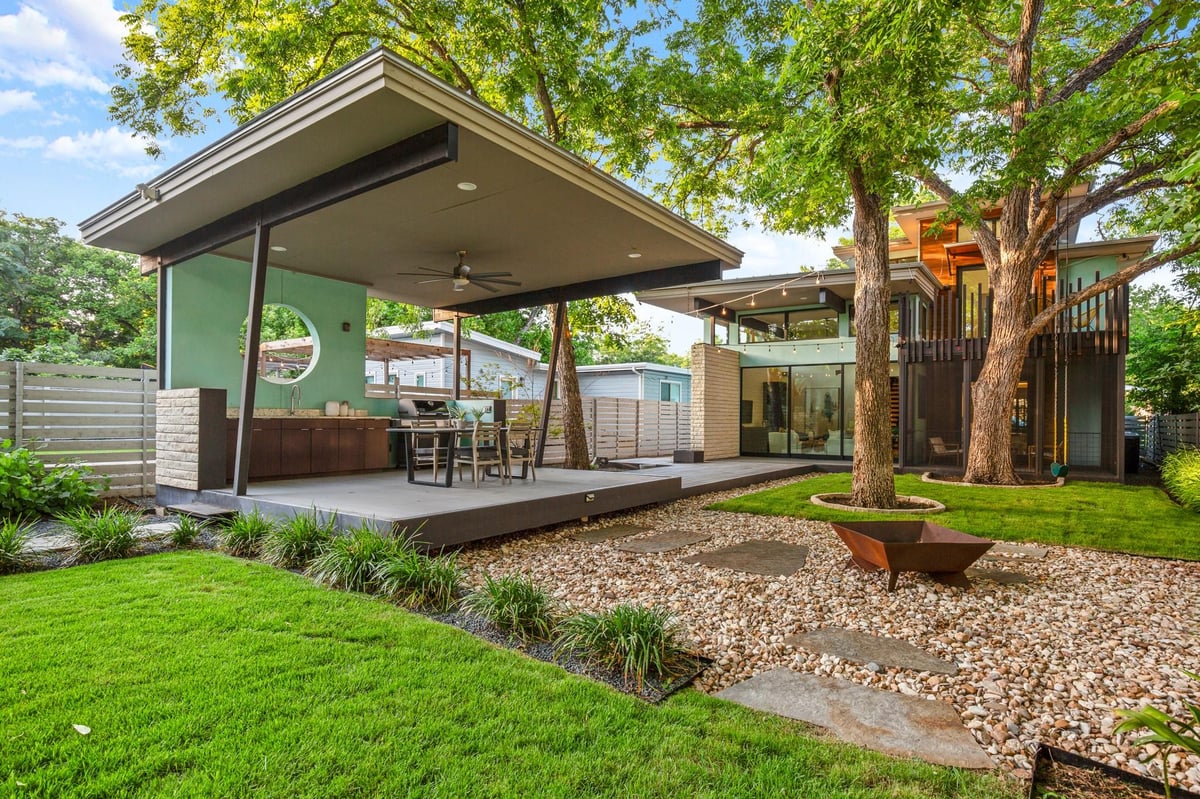 View 1705 Collier ST in Barton Heights B 1705 Collier ST - front exterior - Luxury home in Barton Heights B, Austin, TX