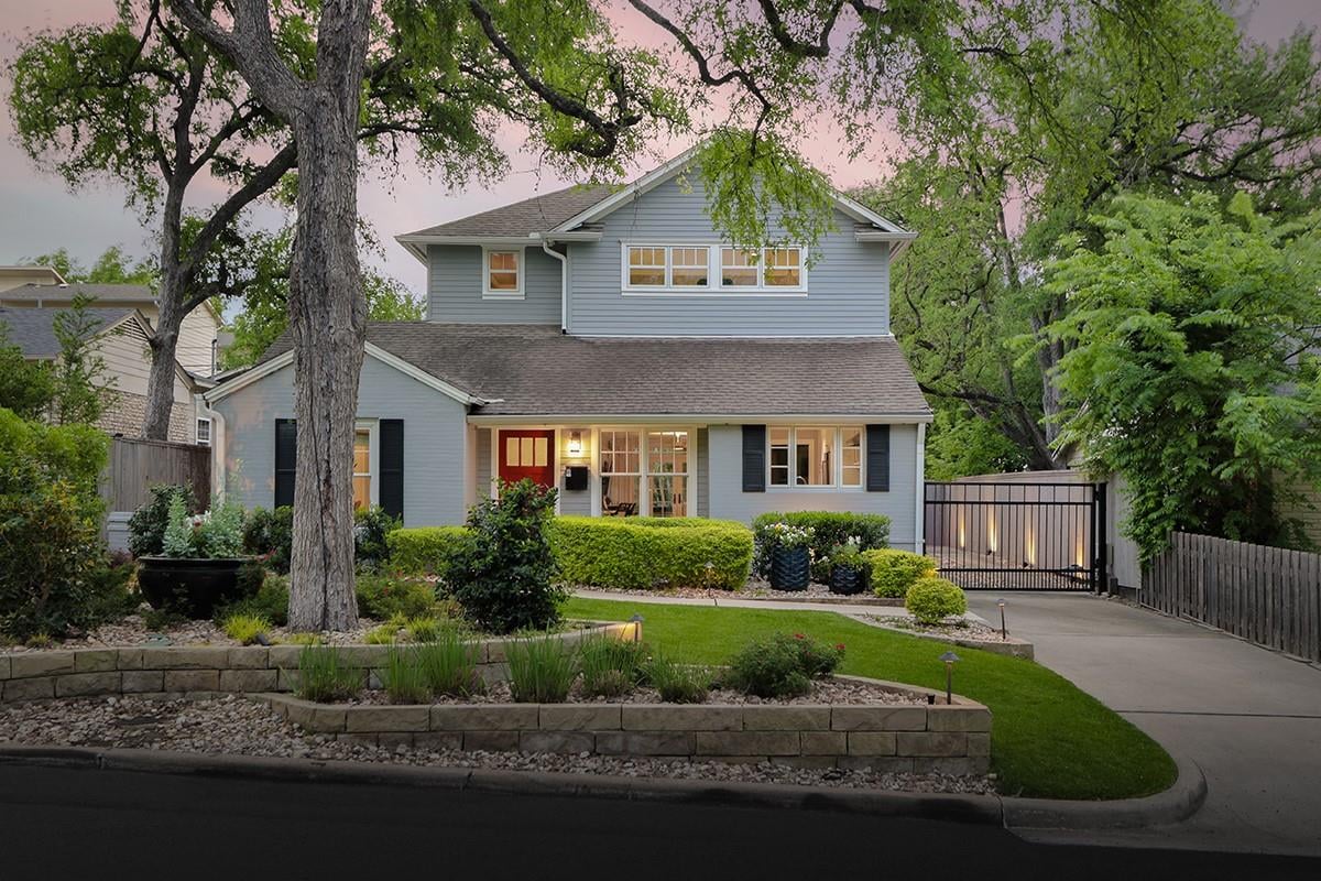 View 1705 Westover Rd in Bryker Woods C 1705 Westover Rd - front exterior - Luxury home in Bryker Woods C, Austin, TX