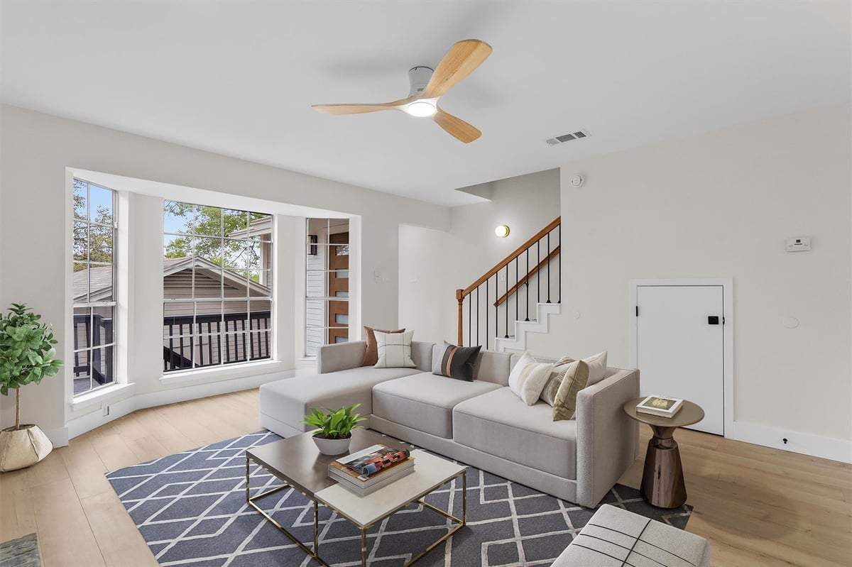 Primary bedroom at 1707 Waterloo Trl - Cinnamon Ridge, Austin, TX
