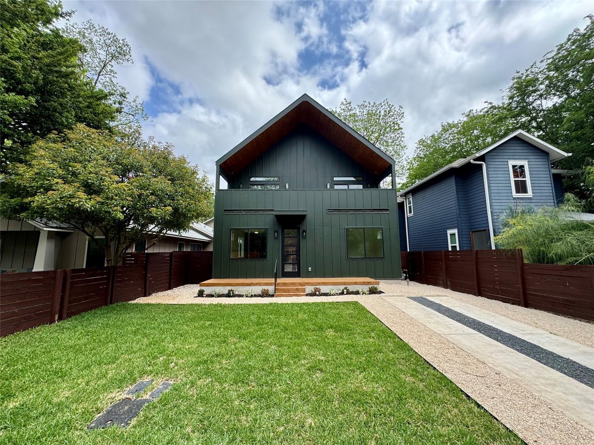 View 1708 Canterbury St Unit #1 in Riverside 1708 Canterbury St Unit #1 - front exterior - Luxury home in Riverside, Austin, TX