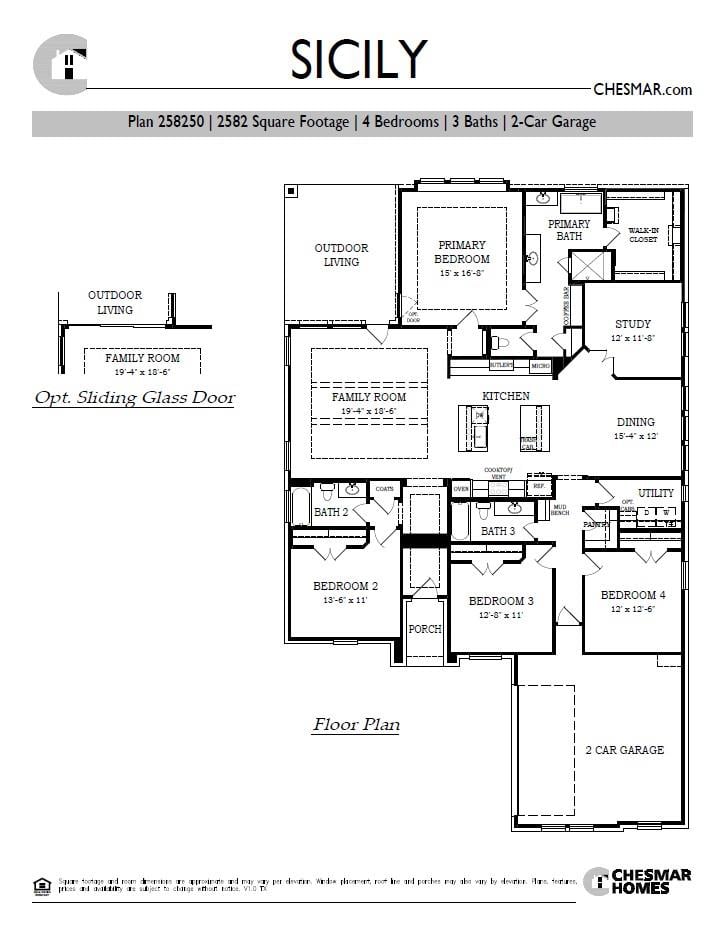 Living area at 1708 Willow Bean Dr - 4 bed 3 bath home