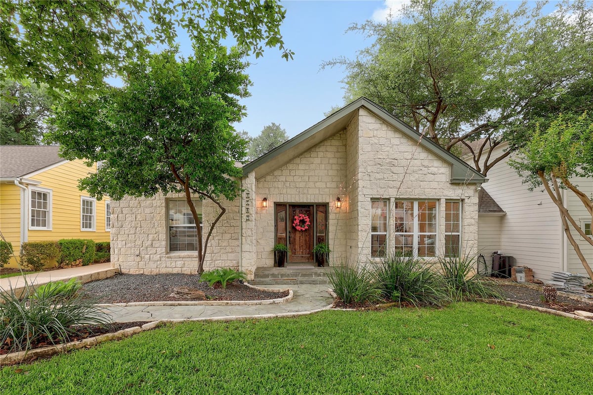 View 1709 Mohle Dr in Brykerwoods C 1709 Mohle Dr - front exterior - Luxury home in Brykerwoods C, Austin, TX
