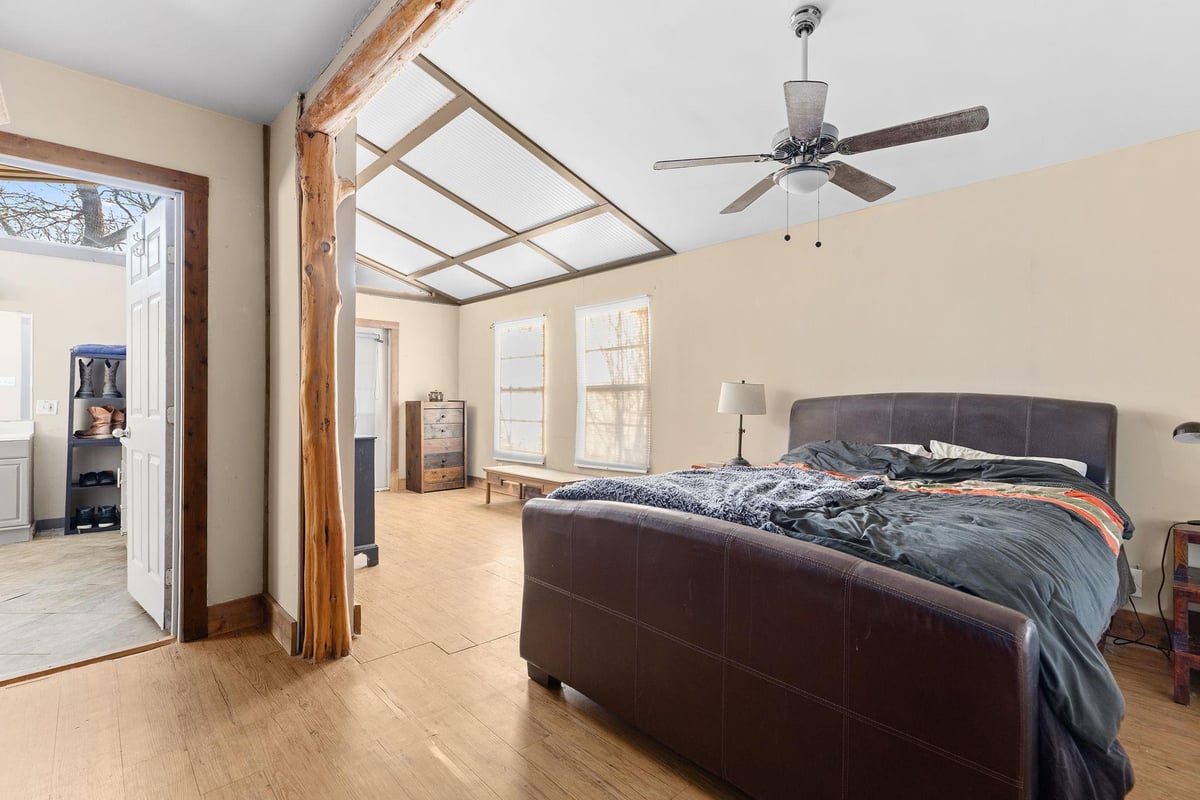 Primary bedroom at 171 Split Rail Ln - 2 bed 2 bath home