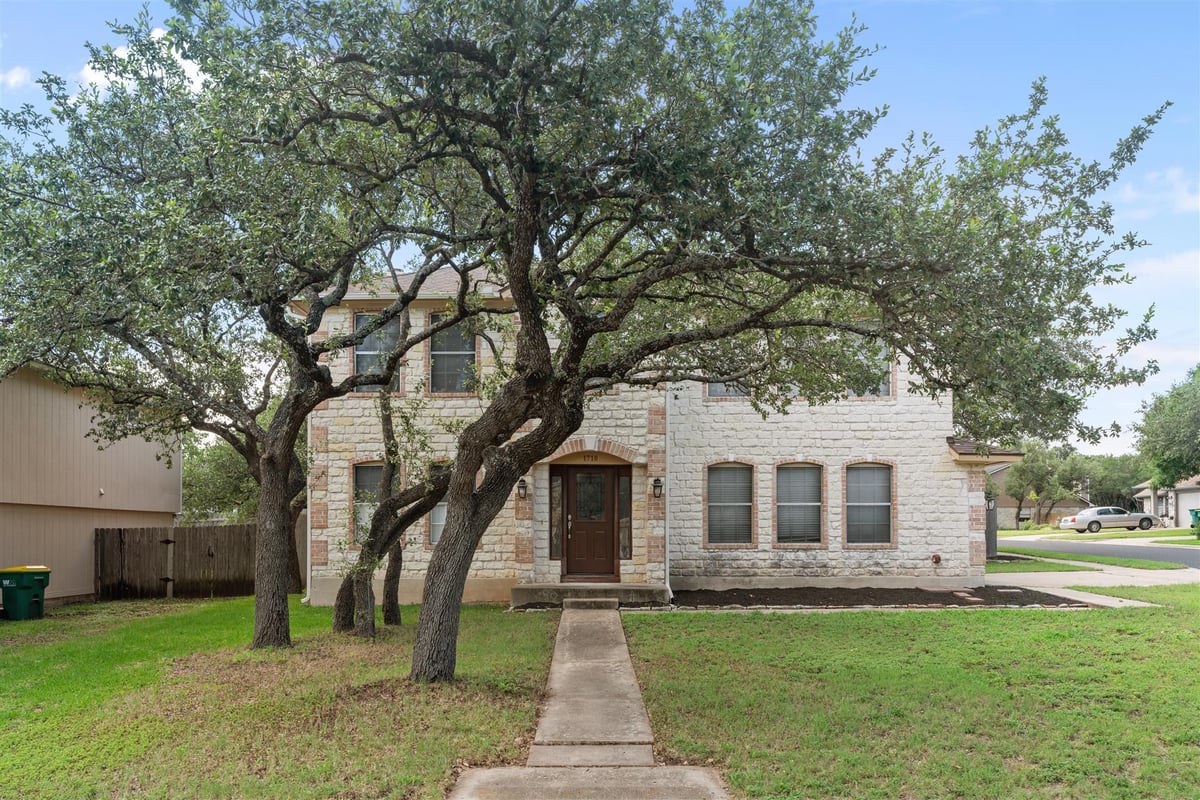 View 1710 Persimmon RD in Anderson Mill West Sec 05 1710 Persimmon RD - front exterior - Luxury home in Anderson Mill West Sec 05, Cedar Park, TX