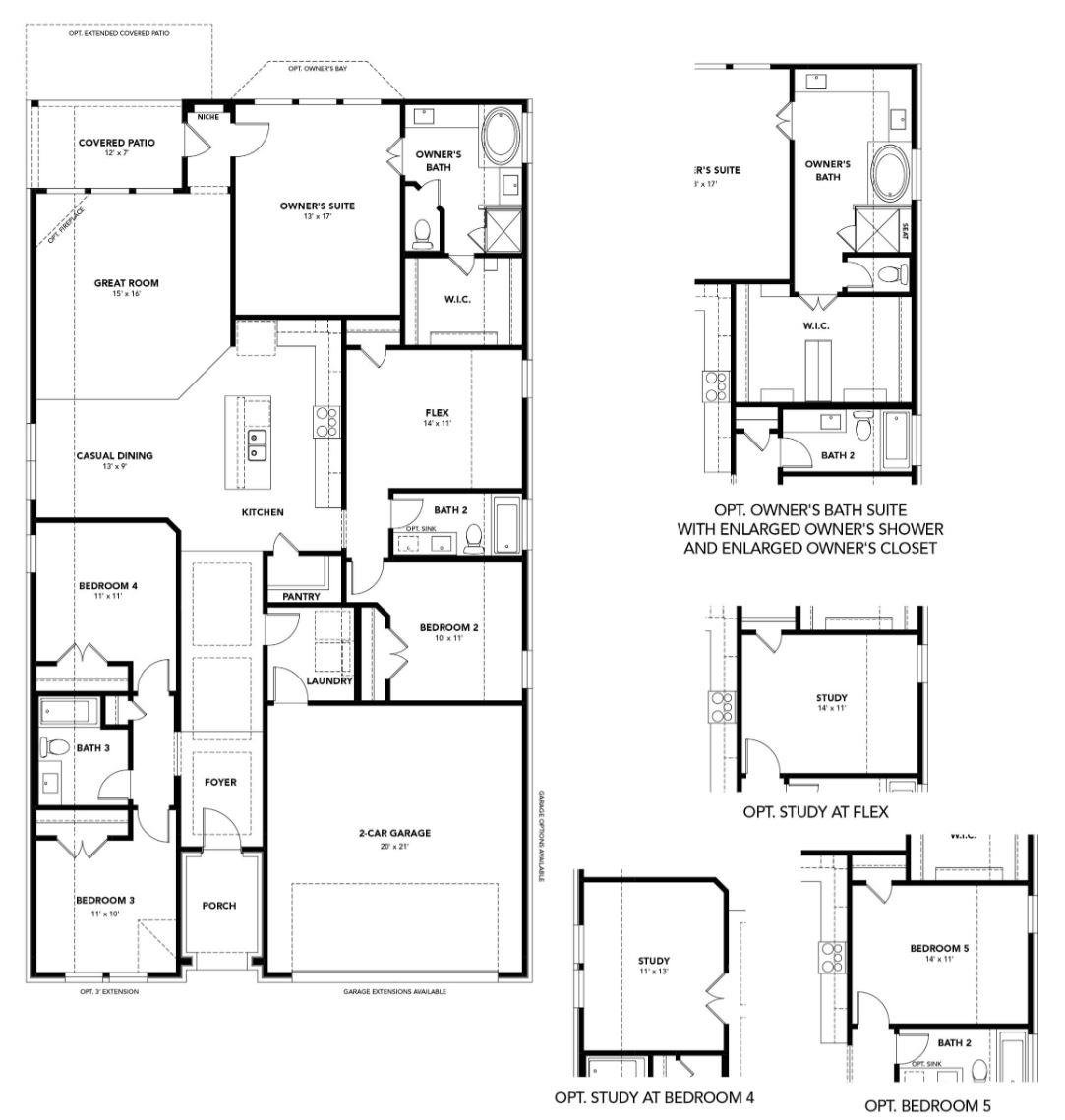 Living area at 17100 Ammersee Ln - 4 bed 3 bath home