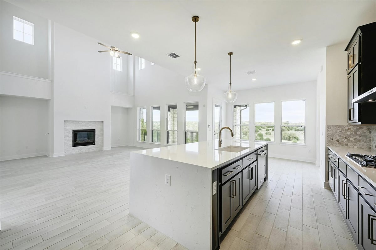 View 17100 Sanglier DR in Provence 17100 Sanglier DR - front exterior - Luxury home in Provence, Austin, TX