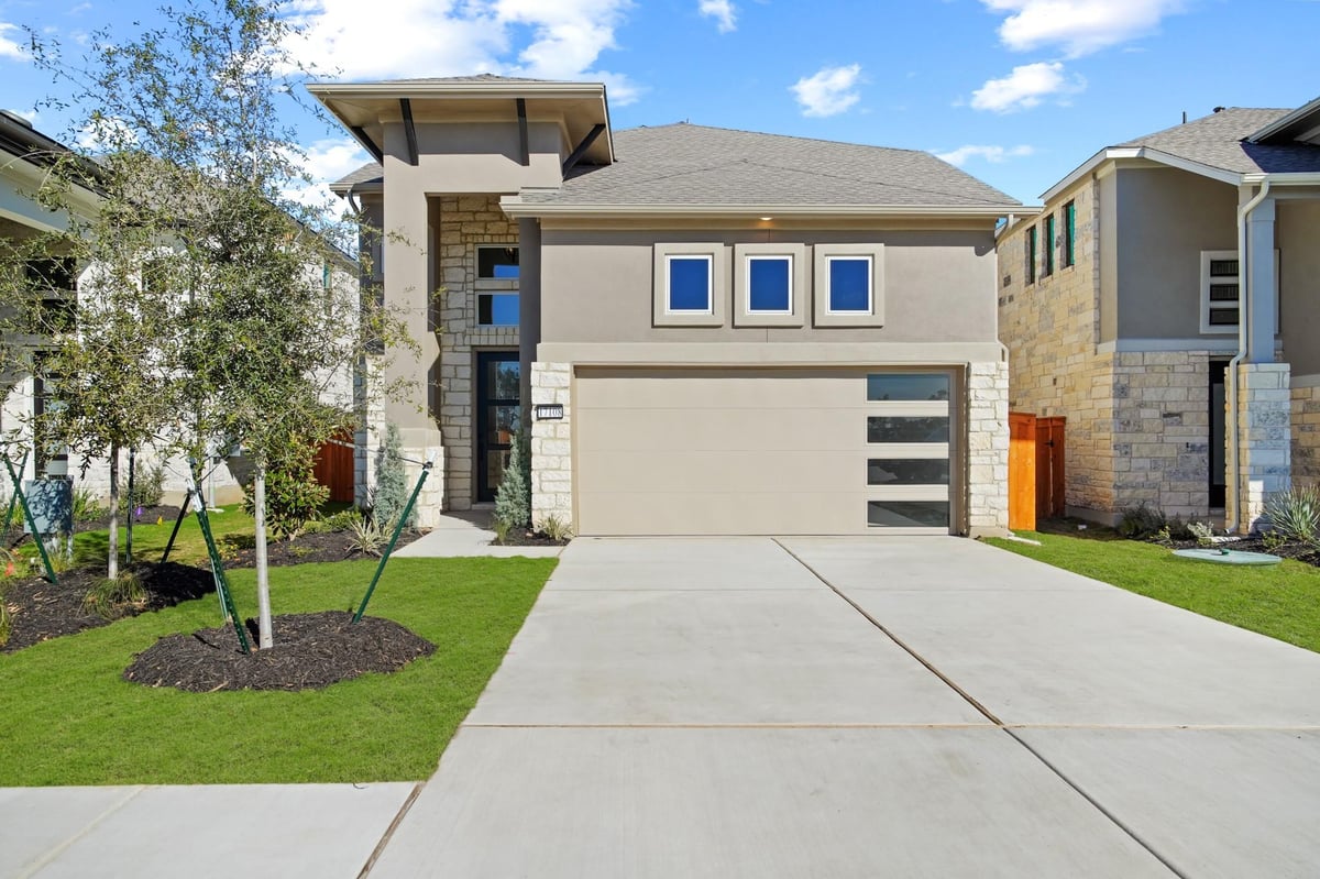View 17108 Hattie TRCE in Sweetwater Ranch 17108 Hattie TRCE - front exterior - Luxury home in Sweetwater Ranch, Austin, TX
