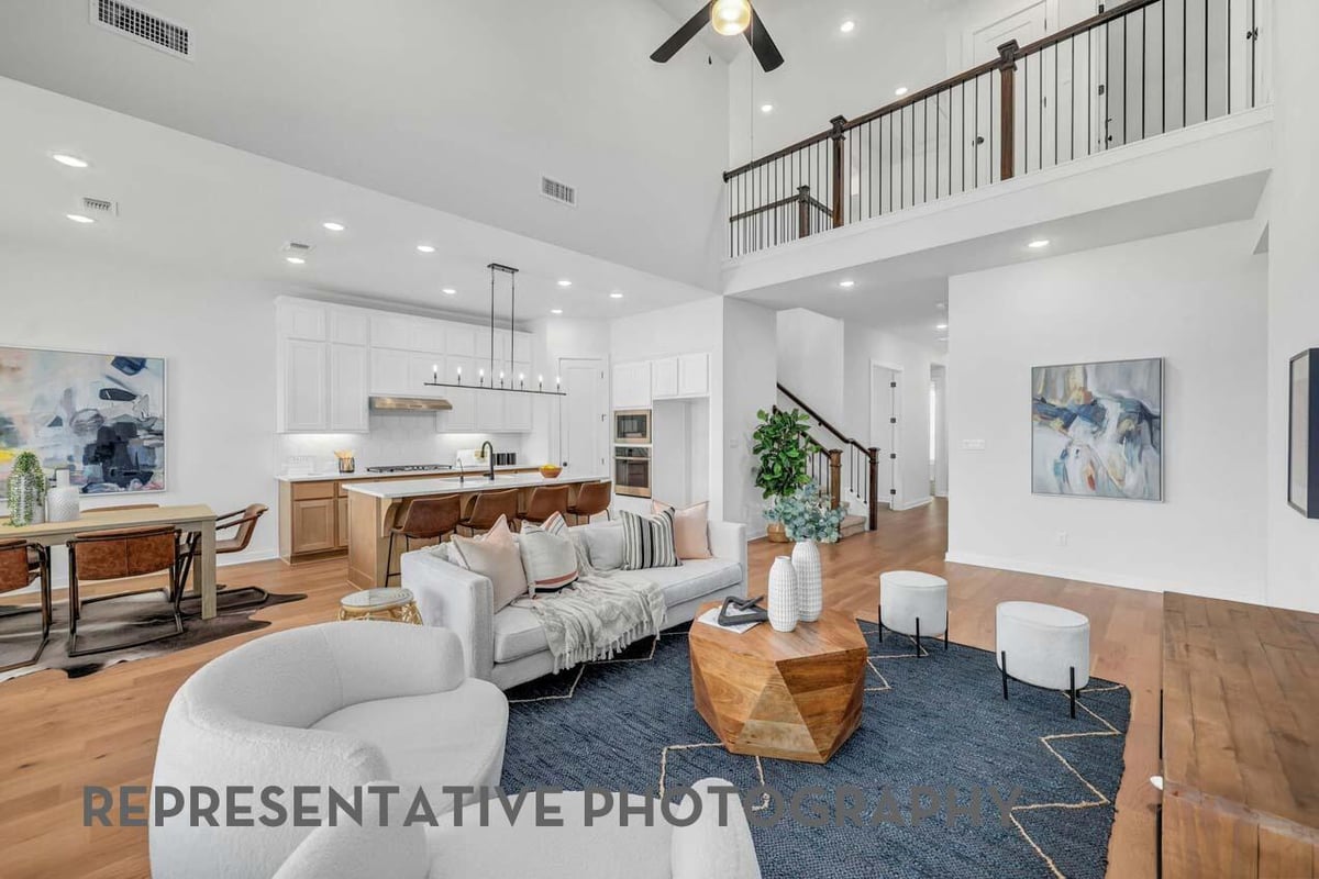 Living area at 1712 Crimson Sunset Dr - 4 bed 3 bath home
