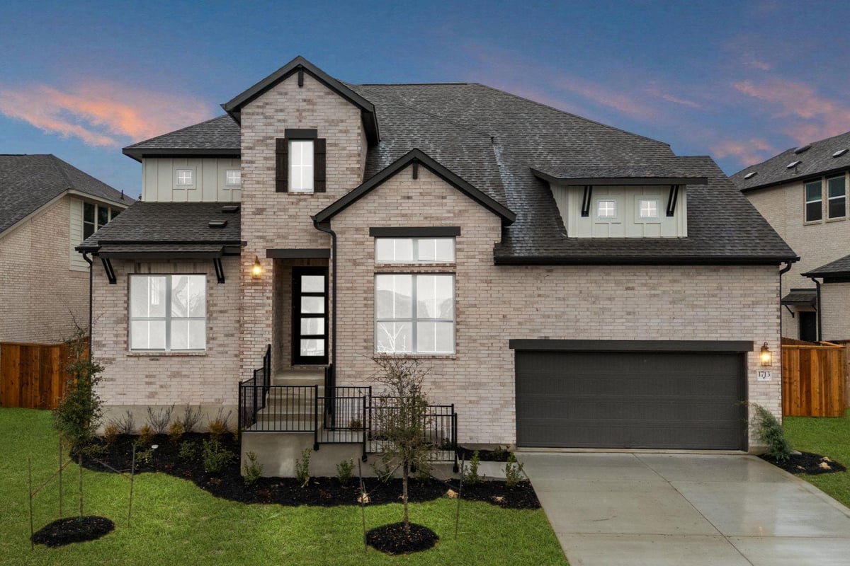 View 1713 Snowdrop Dr in Parkside on the River 1713 Snowdrop Dr - front exterior - Luxury home in Parkside on the River, Georgetown, TX