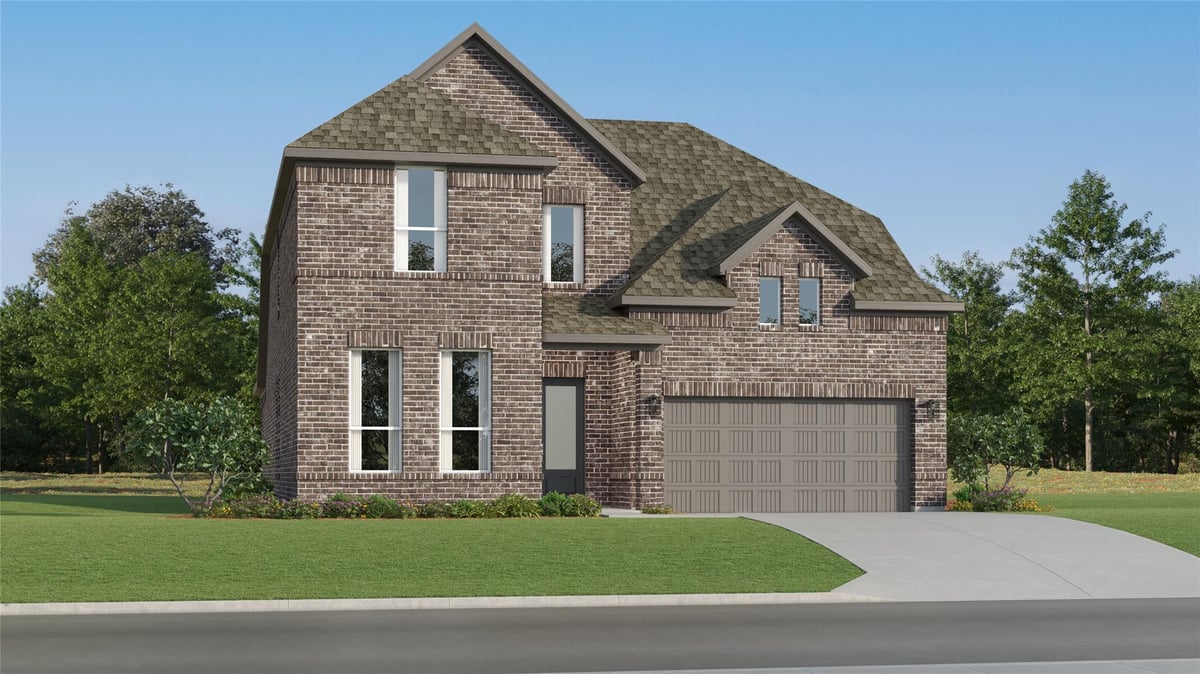 1718 Butterfly Bush LN - front exterior - Luxury home in Woodfield Preserve, Georgetown, TX