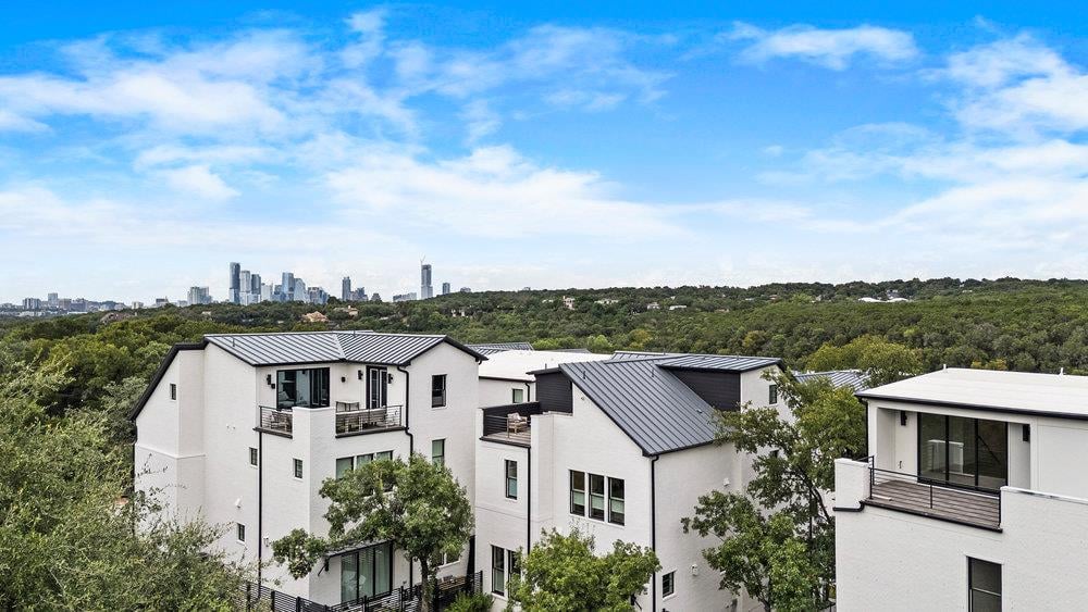 View 1719 Spyglass DR Unit #14 in Spyglass 1719 Spyglass DR Unit #14 - front exterior - Luxury home in Spyglass, Austin, TX
