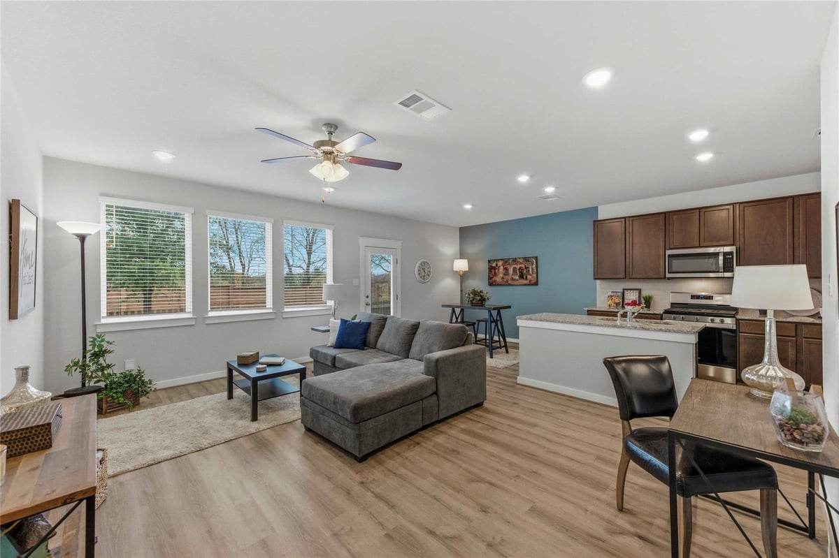 View 17203 Leafroller Dr Unit #B in CARDINAL CROSSING CONDOMINIUMS 17203 Leafroller Dr Unit #B - front exterior - Luxury home in CARDINAL CROSSING CONDOMINIUMS, Pflugerville, TX
