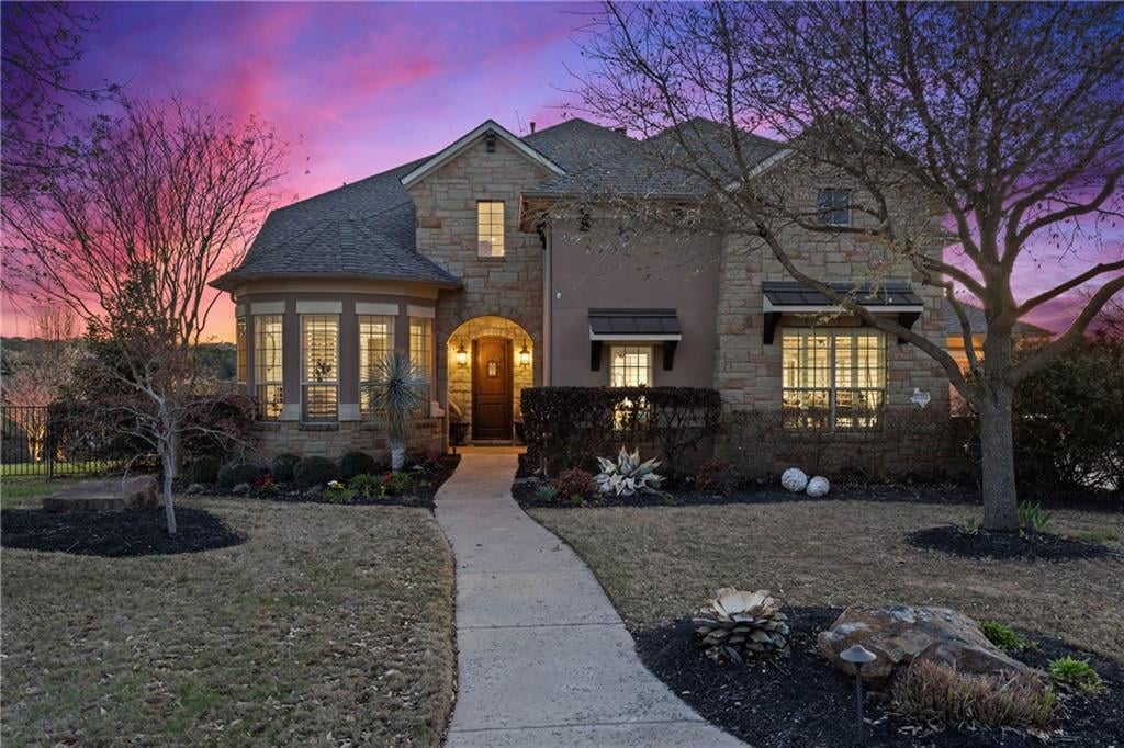 View 17212 Yellowstar DR in Rocky Creek Ranch Sec 01 17212 Yellowstar DR - front exterior - Luxury home in Rocky Creek Ranch Sec 01, Austin, TX