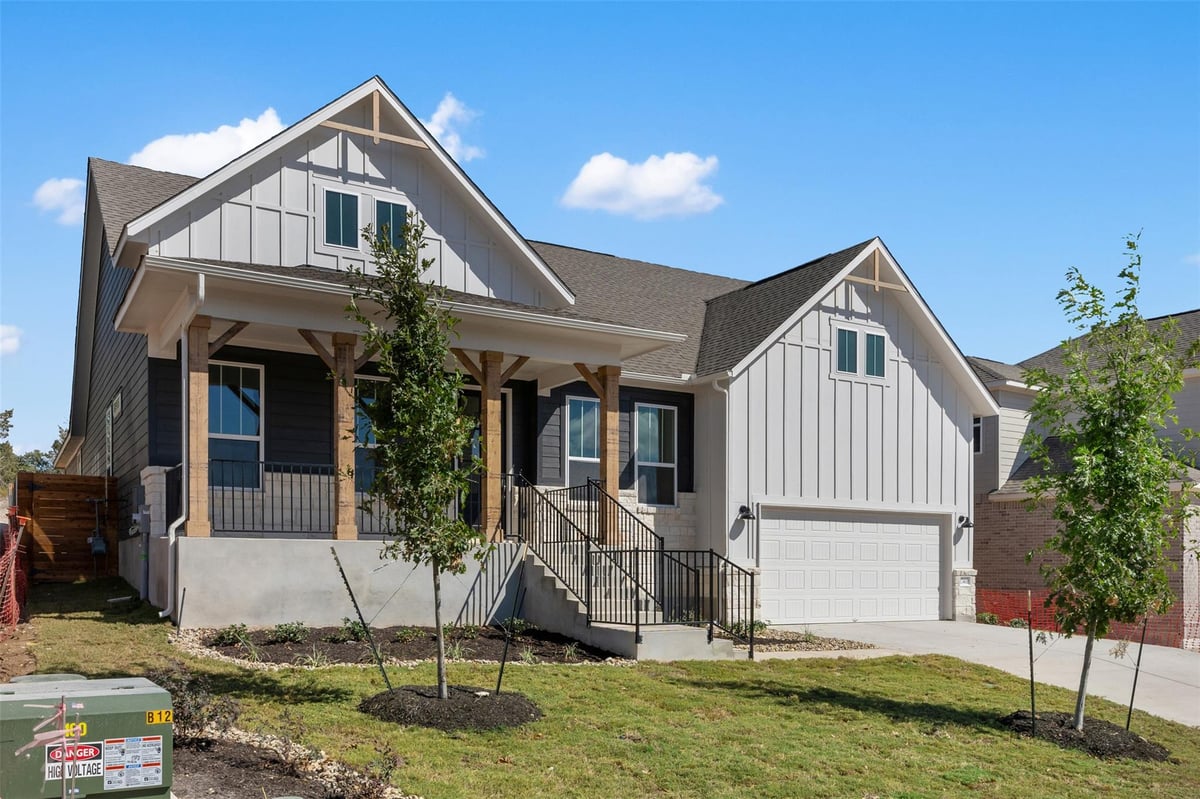 View 17217 Alta Madera LN in The Trails at Carmel 17217 Alta Madera LN - front exterior - Luxury home in The Trails at Carmel, Pflugerville, TX